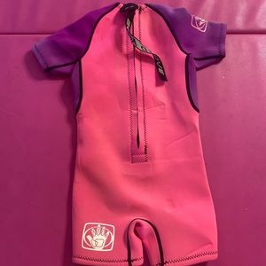 Kids body glove wet suit